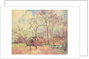 First Day of Spring in Moret, 1889 by Alfred Sisley