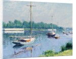 Lake Argenteuil; Le bassin d'Argenteuil, c.1882 by Gustave Caillebotte