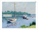 Lake Argenteuil; Le bassin d'Argenteuil, c.1882 by Gustave Caillebotte