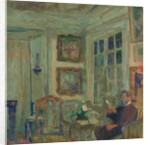 Arthur Fontaine Reading; Arthur Fontaine lisant, 1904 by Edouard Vuillard
