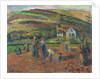 The Harvest of Potatoes, Pontoise, 1874 by Camille Pissarro