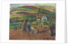 The Harvest of Potatoes, Pontoise, 1874 by Camille Pissarro