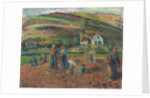 The Harvest of Potatoes, Pontoise, 1874 by Camille Pissarro