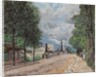 The Road of Gennevilliers; La route de Gennevilliers, 1872 by Alfred Sisley
