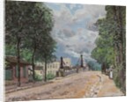 The Road of Gennevilliers; La route de Gennevilliers, 1872 by Alfred Sisley