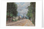 The Road of Gennevilliers; La route de Gennevilliers, 1872 by Alfred Sisley
