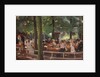 Beer Garden in Laren, Study; Biergarten in Laren, Studie, 1903 by Max Liebermann