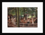 Beer Garden in Laren, Study; Biergarten in Laren, Studie, 1903 by Max Liebermann