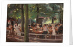 Beer Garden in Laren, Study; Biergarten in Laren, Studie, 1903 by Max Liebermann