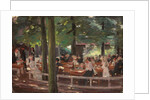 Beer Garden in Laren, Study; Biergarten in Laren, Studie, 1903 by Max Liebermann