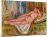Reclining Female Nude; Femme nue couchee, 1918 by Pierre Auguste Renoir