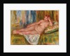 Reclining Female Nude; Femme nue couchee, 1918 by Pierre Auguste Renoir