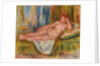 Reclining Female Nude; Femme nue couchee, 1918 by Pierre Auguste Renoir