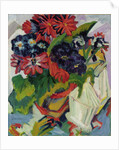 Flowers; Blumen, 1918-1919 by Ernst Ludwig Kirchner
