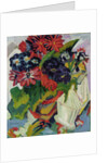 Flowers; Blumen, 1918-1919 by Ernst Ludwig Kirchner