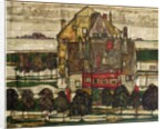 Single Houses; Einzelne Hauser, 1915 by Egon Schiele