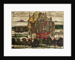 Single Houses; Einzelne Hauser, 1915 by Egon Schiele