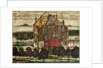 Single Houses; Einzelne Hauser, 1915 by Egon Schiele