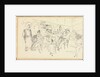 Scene of Figures by Jules Pascin
