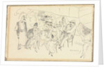 Scene of Figures by Jules Pascin