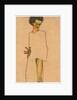 Self Portrait; Selbstbildnis, 1910 by Egon Schiele