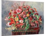 Basket of Flowers; Corbeille de fleurs, 1890 by Pierre Auguste Renoir