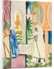 In the Temple Hall; In der Tempelhalle, 1914 by August Macke