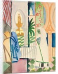 In the Temple Hall; In der Tempelhalle, 1914 by August Macke