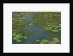 The Waterlily Pond; Le bassin aux nympheas, 1919 by Claude Monet