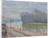 The Loing Canal, Morning; Canal du Loing, effet du matin, 1896 by Alfred Sisley