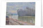 The Loing Canal, Morning; Canal du Loing, effet du matin, 1896 by Alfred Sisley