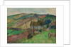 Cottages on the Flanks of Mont Sainte-Marguerite; Chaumieres au flanc de la Montagne Sainte-Marguerite, 1888 by Paul Gauguin
