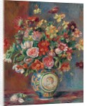 Vase with Flowers; Vase de fleurs, 1881 by Pierre Auguste Renoir