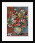 Vase with Flowers; Vase de fleurs, 1881 by Pierre Auguste Renoir