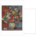 Vase with Flowers; Vase de fleurs, 1881 by Pierre Auguste Renoir