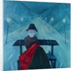 Man in a Sleigh, 1920 by Walter Gramatte