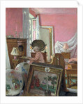 Madam Hessel in her Room at the Chateau des Clayes; Madame Hessel dans sa chambre au Chateau des Clayes, c.1930-1935 by Edouard Vuillard