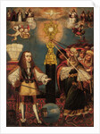 Charles II in Defense of the Eucharist, late 17th century by Cuzco School