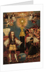 Charles II in Defense of the Eucharist, late 17th century by Cuzco School