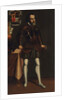 Portrait of Hernan Cortes, 19th century by Mexican School