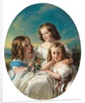 Three Young Girls from the Chateaubourg Family, 1850 by Hermann Winterhalter