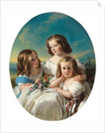 Three Young Girls from the Chateaubourg Family, 1850 by Hermann Winterhalter