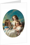 Three Young Girls from the Chateaubourg Family, 1850 by Hermann Winterhalter
