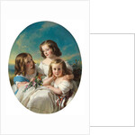 Three Young Girls from the Chateaubourg Family, 1850 by Hermann Winterhalter