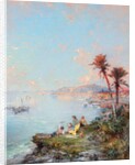 A View of Monaco by Franz Richard Unterberger