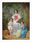 Portrait of the Gros Family, 1860 by Charles Joshua Chaplin