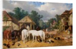 The Farmyard, 1860 by John Frederick Herring Snr