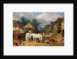 The Farmyard, 1860 by John Frederick Herring Snr