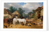 The Farmyard, 1860 by John Frederick Herring Snr