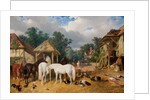 The Farmyard, 1860 by John Frederick Herring Snr
